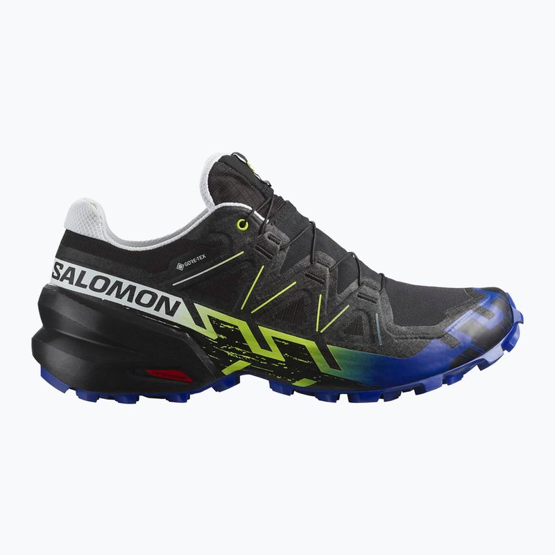 Salomon Speedcross 6 Gtx Fan Fuoco nero/surf the web/giallo sicurezza uomini scarpe da corsa