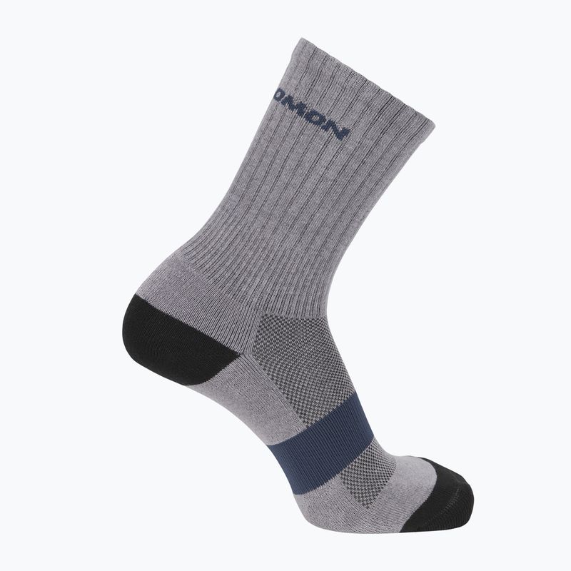 Salomon Evasion Crew 2 paia di calzini blue nights/monument 3