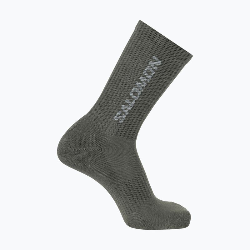 Salomon Everyday Crew 3 paia di calze silver cloud/sedona sage 3