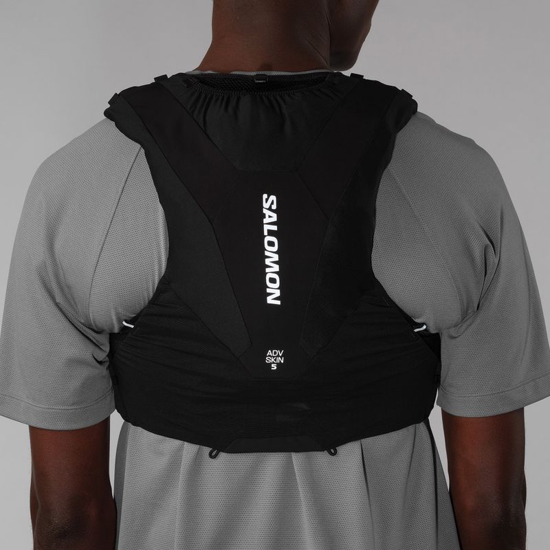 Gilet da corsa Salomon ADV SKIN 5 Set black 6