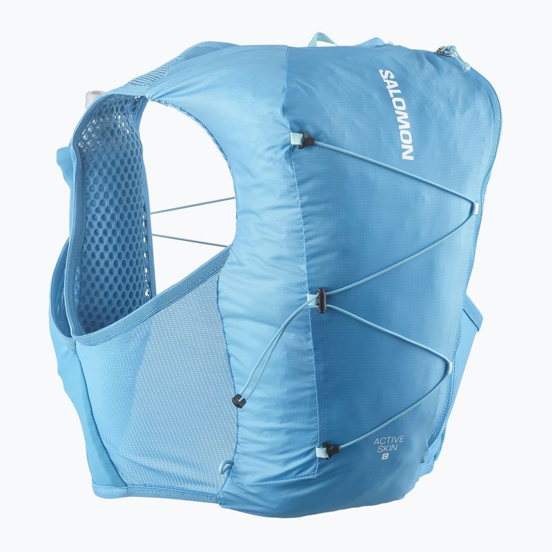 Salomon Active Skin 8 Set gilet da corsa blu danubio/blu curacao 2