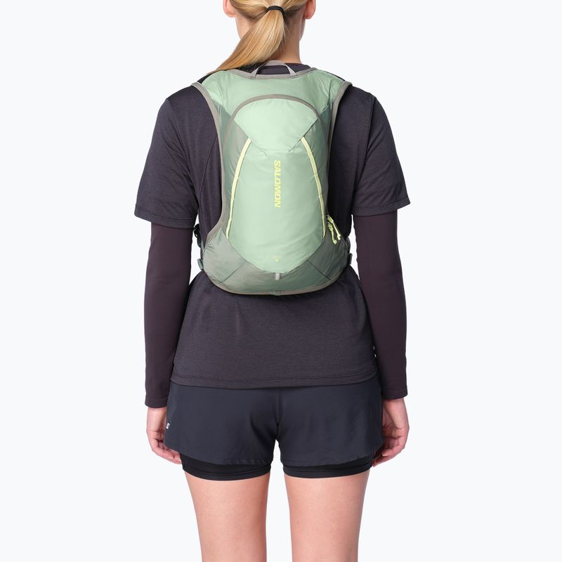 Zaino da corsa Salomon Cross 8 green milieu/agave green 3