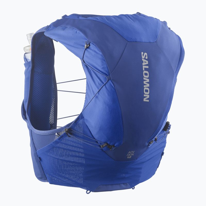 Gilet da corsa Salomon ADV SKIN 12 Set nautical blue/limoges 2