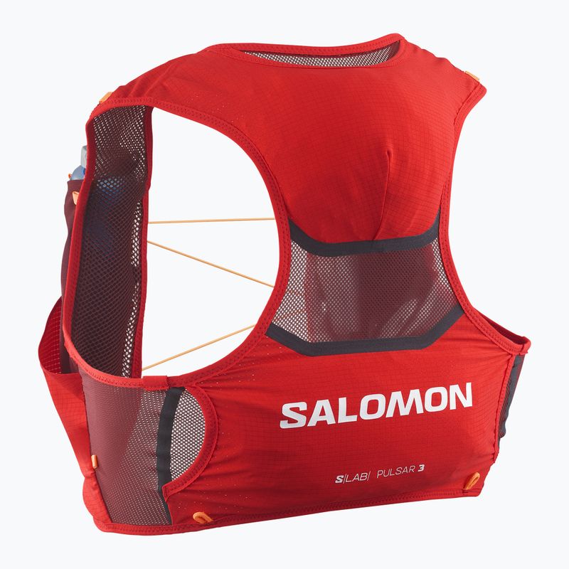 Gilet da corsa Salomon S/Lab Pulsar 3 Set fiery red/andorra/orange pop 2