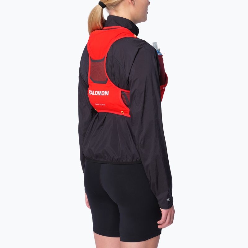 Gilet da corsa Salomon S/Lab Pulsar 3 Set fiery red/andorra/orange pop 4