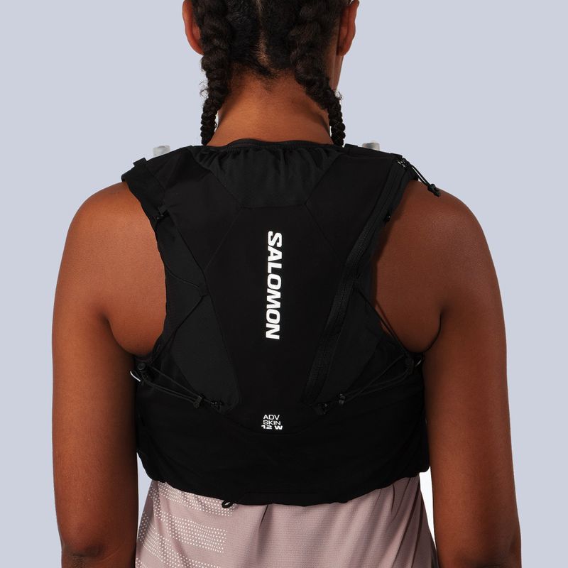 Gilet da corsa da donna Salomon ADV SKIN 12 Set black/asphalt new 9