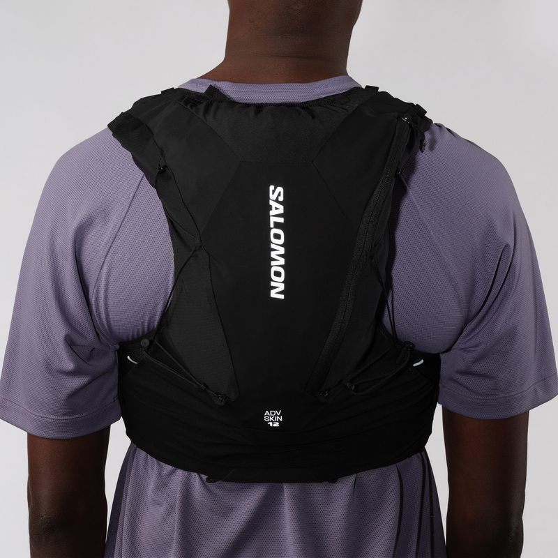 Gilet da corsa Salomon ADV SKIN 12 Set black 10