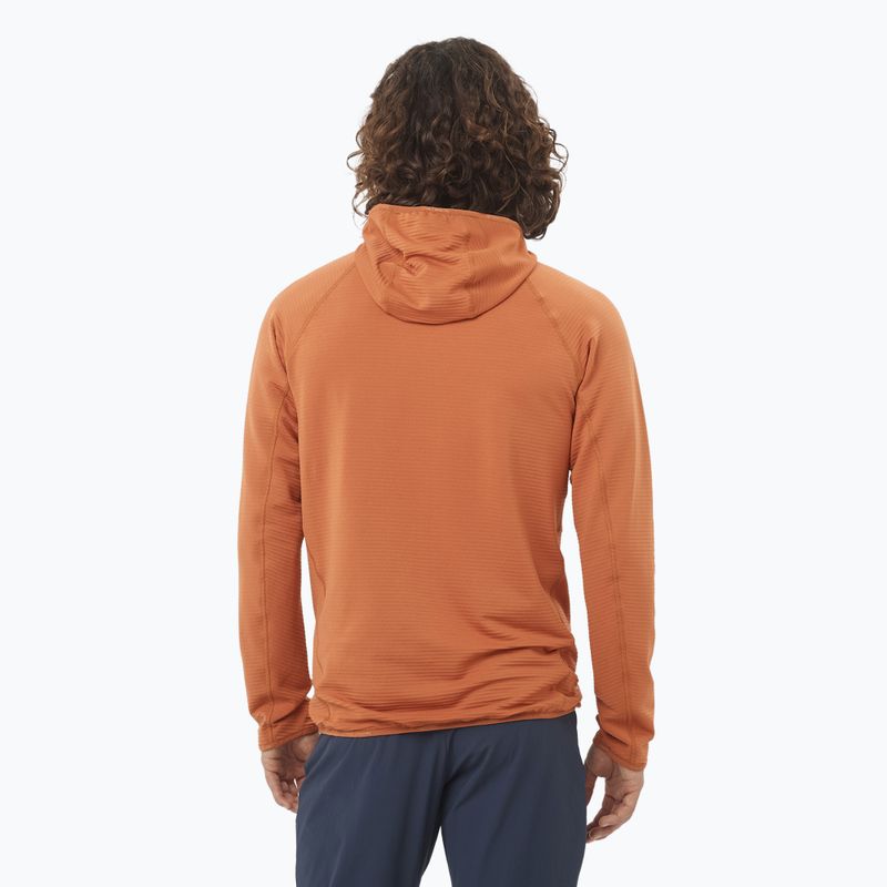 Felpa Salomon Sntial Lightwarm Hybrid sierra trekking da uomo 2