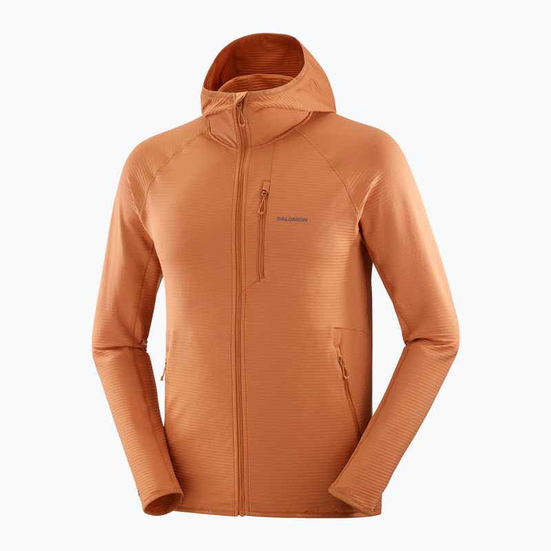 Felpa Salomon Sntial Lightwarm Hybrid sierra trekking da uomo 8