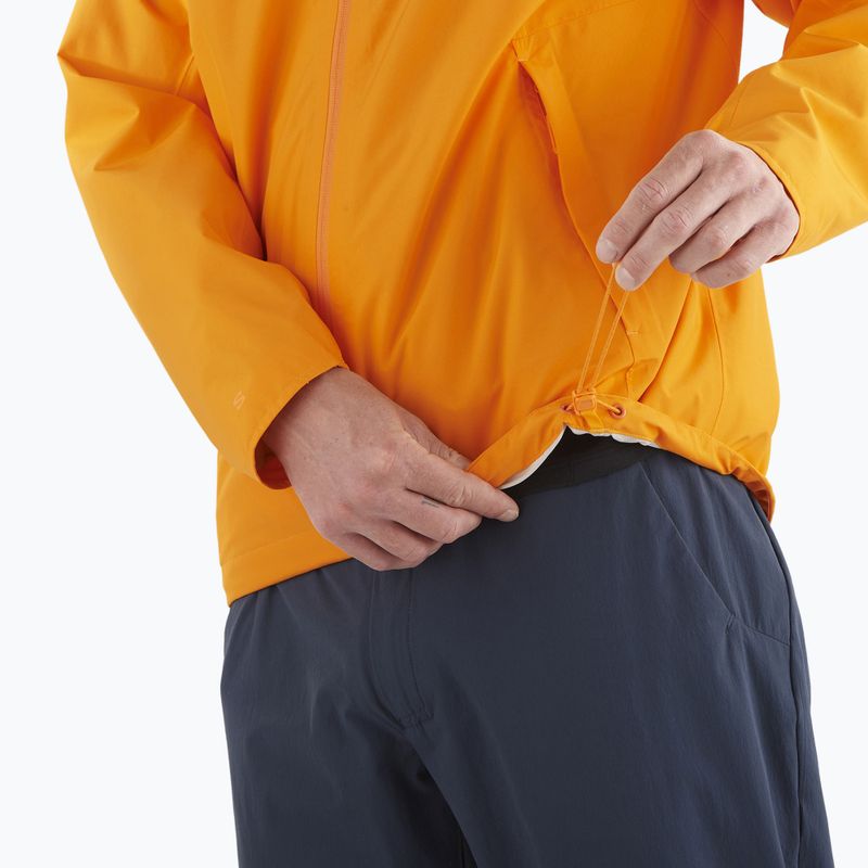 Giacca a vento Salomon Outscape 2L da uomo in curcuma 6