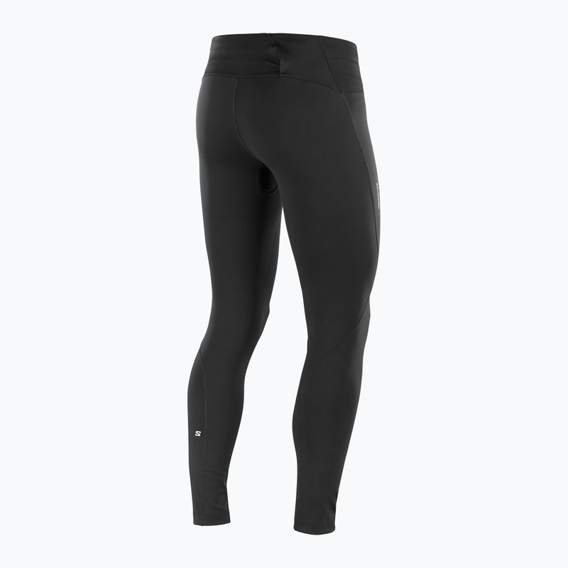Leggings da corsa da uomo Salomon SHAKEout Core nero profondo 7