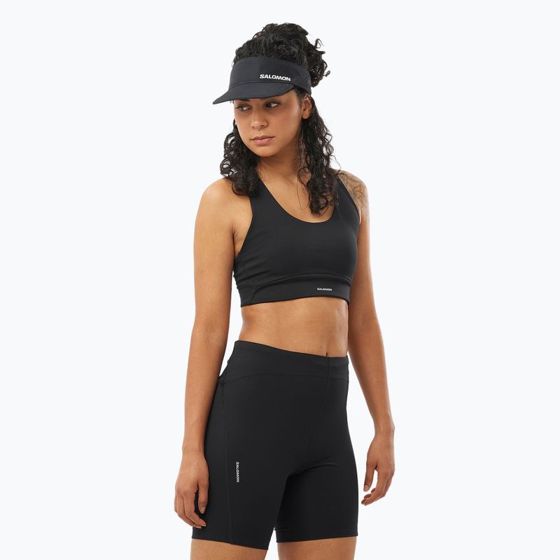 Reggiseno da allenamento Salomon SHKout Core nero profondo