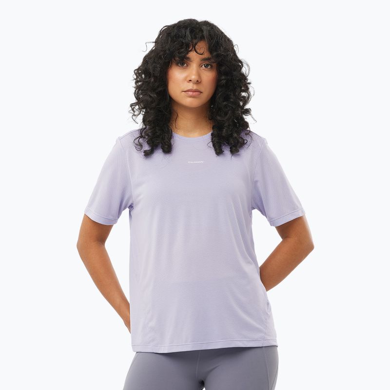 Maglietta da running da donna Salomon SHAKEout Core cosmic sky