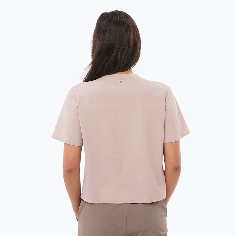 Maglietta Salomon Trackline Tee SS da donna etherea 2