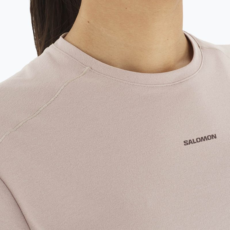 Maglietta Salomon Trackline Tee SS da donna etherea 4