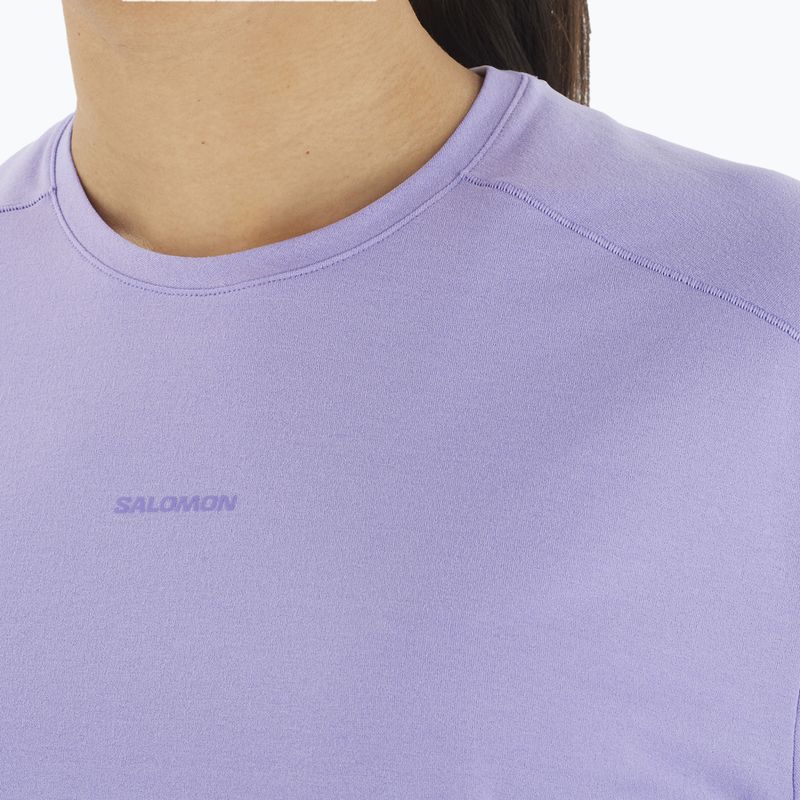 Maglietta Salomon Trackline donna SS viola tulipano 3