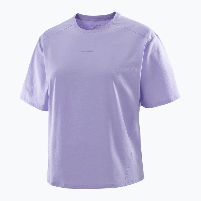 Maglietta Salomon Trackline donna SS viola tulipano 6