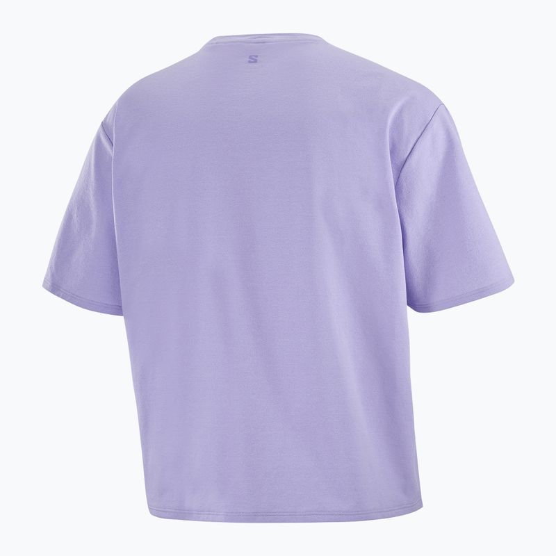 Maglietta Salomon Trackline donna SS viola tulipano 7