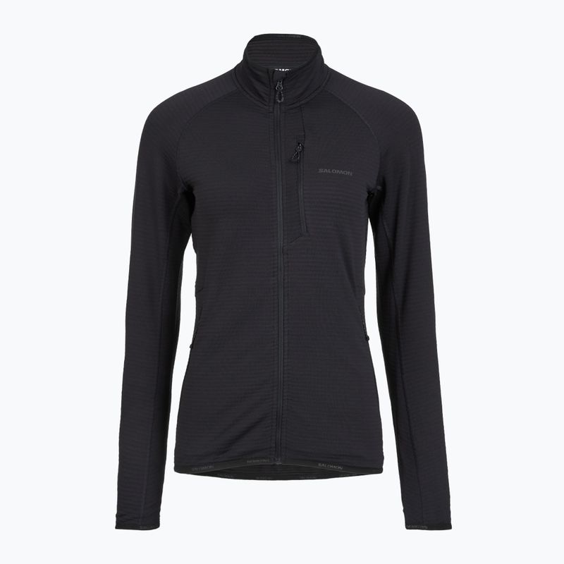 Felpa in pile da donna Salomon Lightwarm Full Zip deep black 5