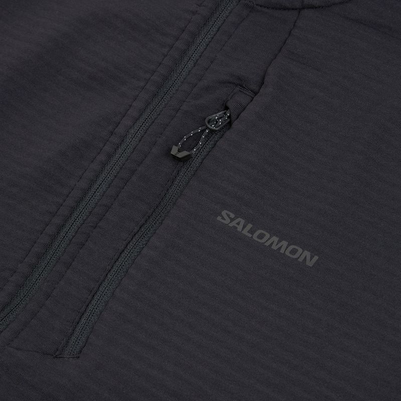 Felpa in pile da donna Salomon Lightwarm Full Zip deep black 7