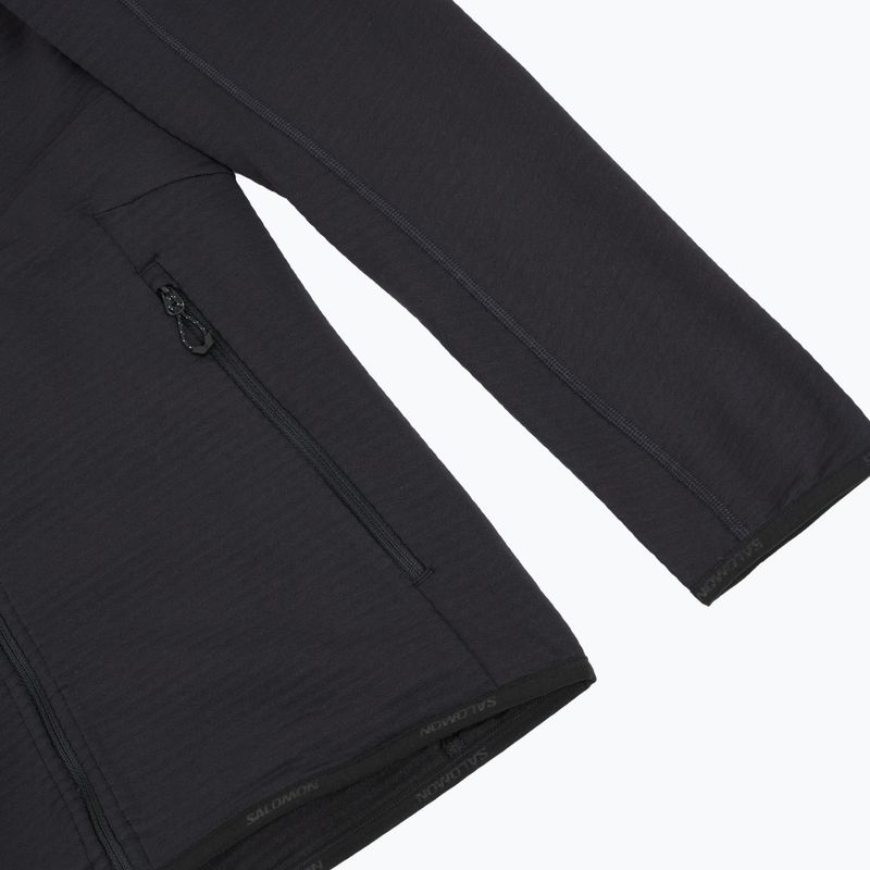Felpa in pile da donna Salomon Lightwarm Full Zip deep black 8