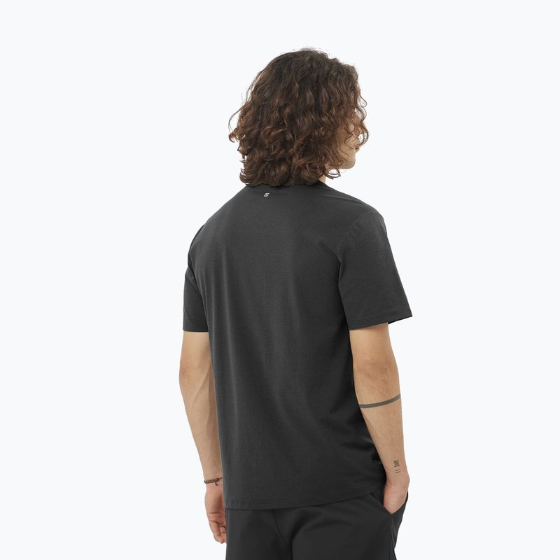 Maglietta da uomo Salomon Trackline deep black 2