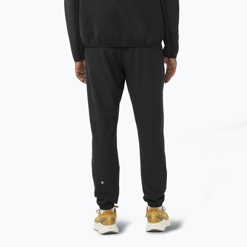 Pantaloni da corsa Salomon SHAKEout Core neri profondi da uomo 2