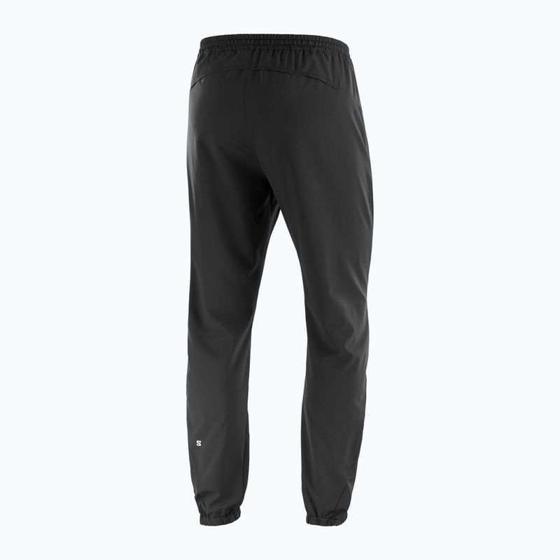 Pantaloni da corsa Salomon SHAKEout Core neri profondi da uomo 6