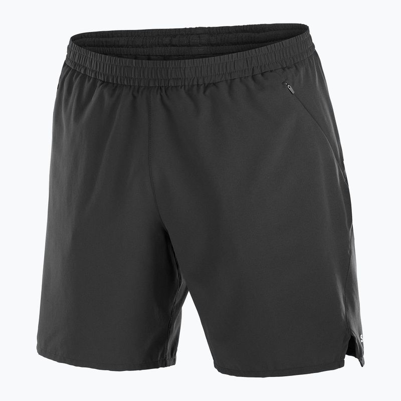 Pantaloncini da corsa Salomon Shakeout Core 2IN1 7" nero profondo da uomo 6