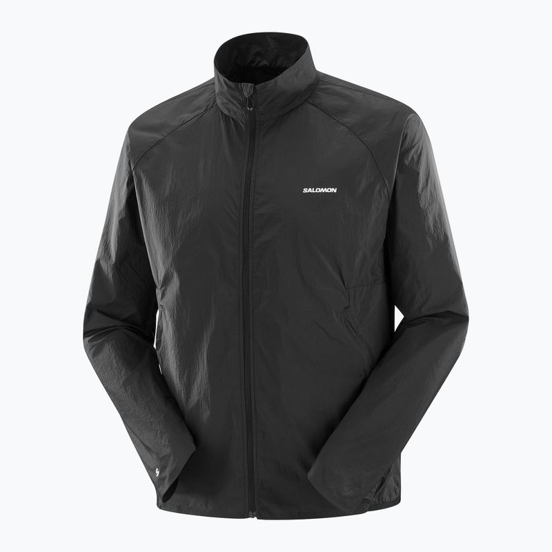 Giacca da corsa uomo Salomon Shakeout Fly nero profondo 6