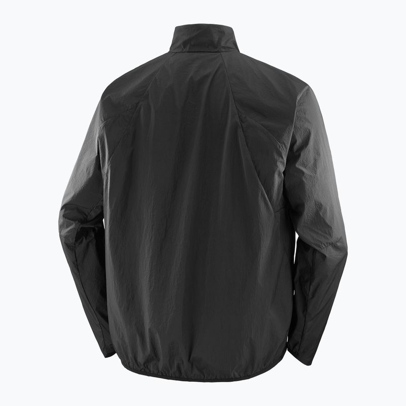 Giacca da corsa uomo Salomon Shakeout Fly nero profondo 7