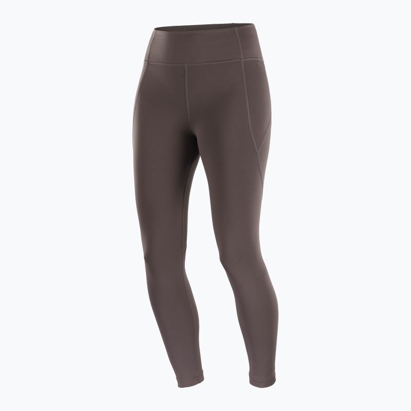 Leggings da corsa da donna Salomon SHAKEout Bliss 25" coffee bean 8