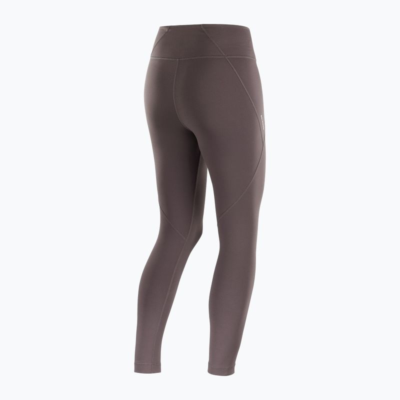 Leggings da corsa da donna Salomon SHAKEout Bliss 25" coffee bean 9