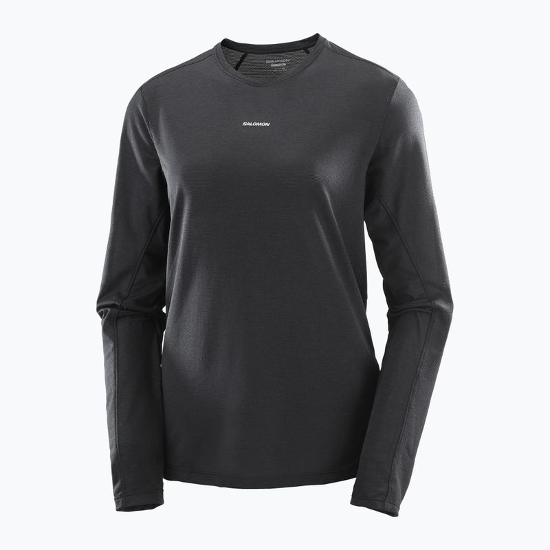Salomon SHAKEout Core nero profondo, manica lunga da running per donna 4