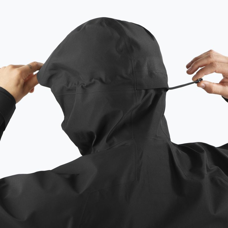 Giacca softshell da uomo Salomon Outline 3l GTX nero profondo 4