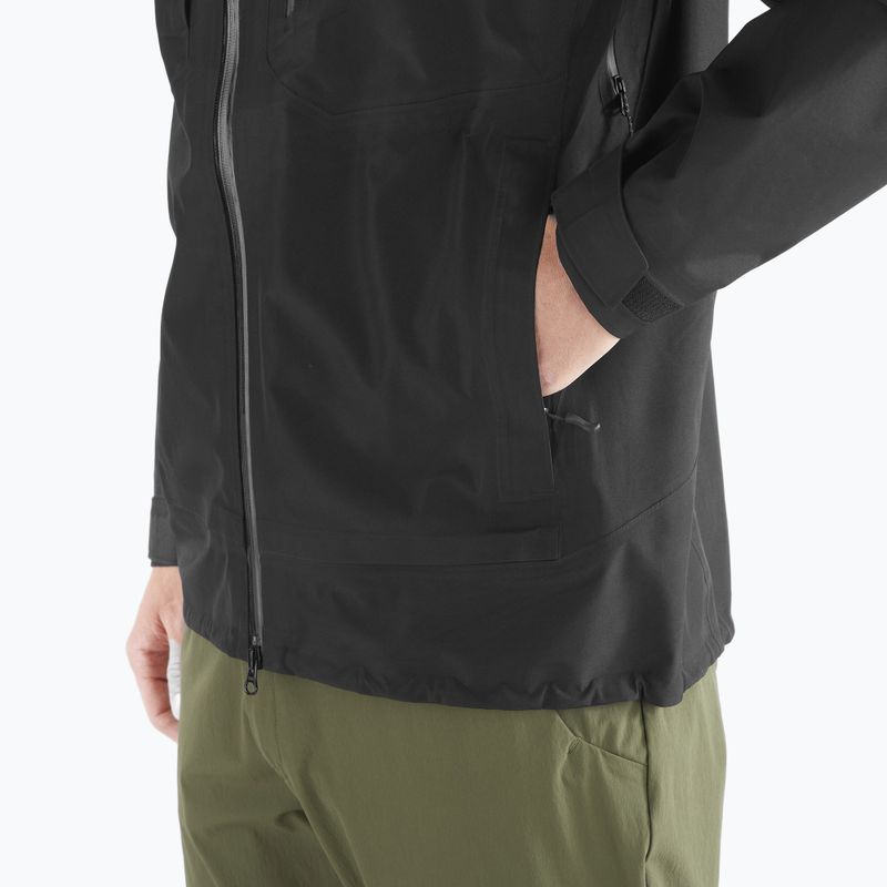 Giacca softshell da uomo Salomon Outline 3l GTX nero profondo 7