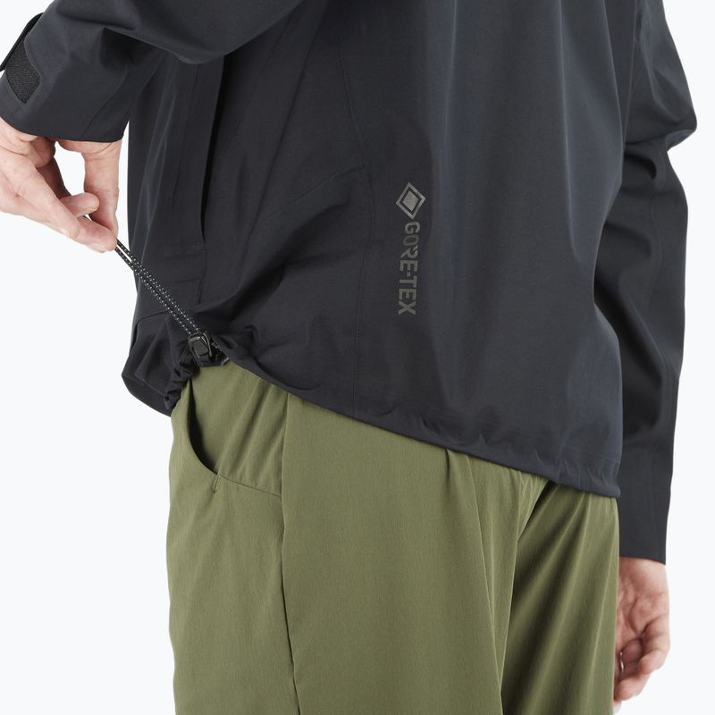 Giacca softshell da uomo Salomon Outline 3l GTX nero profondo 8