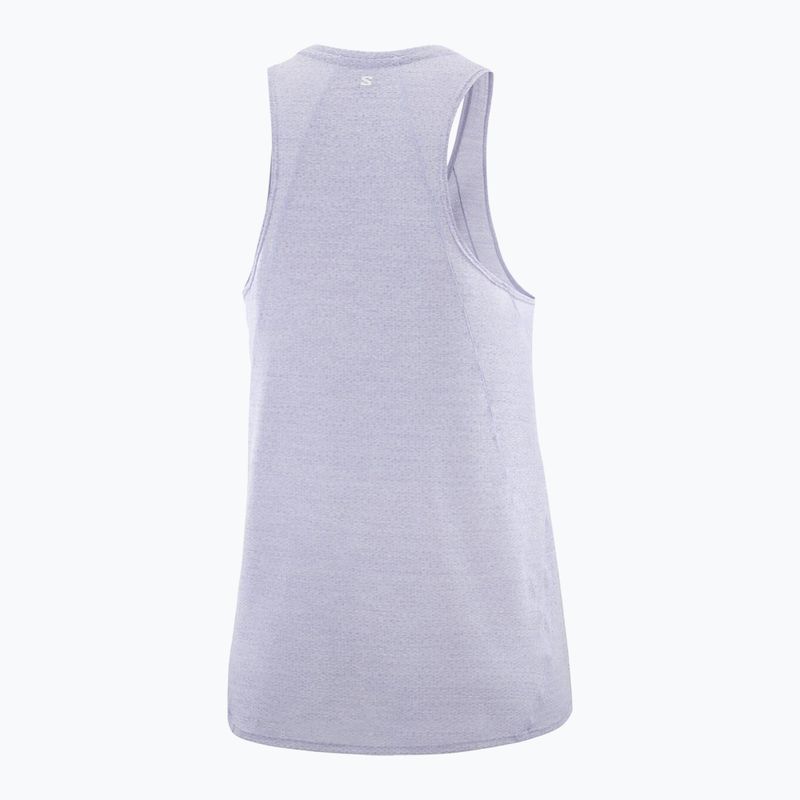 Canotta running donna Salomon SHAKEout Air Tank cosmic sky 5