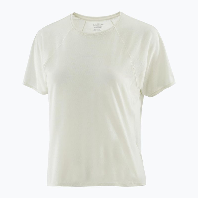 Maglietta da corsa Salomon SHAKEout Air Crop SS Tee icicle da donna 4