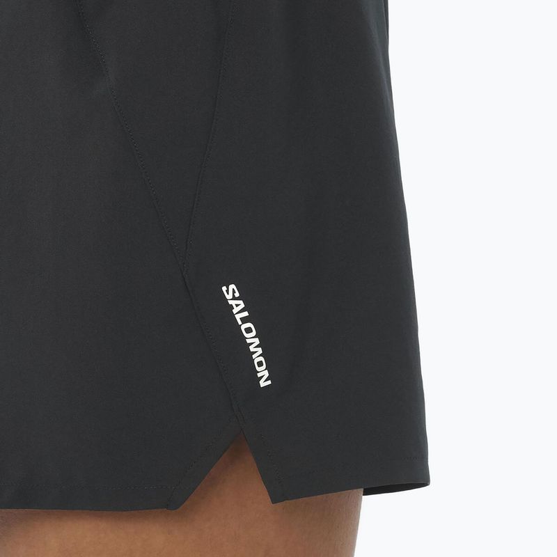 Pantaloncini da corsa Salomon SHAKEout Easy 4" donna nero intenso 5