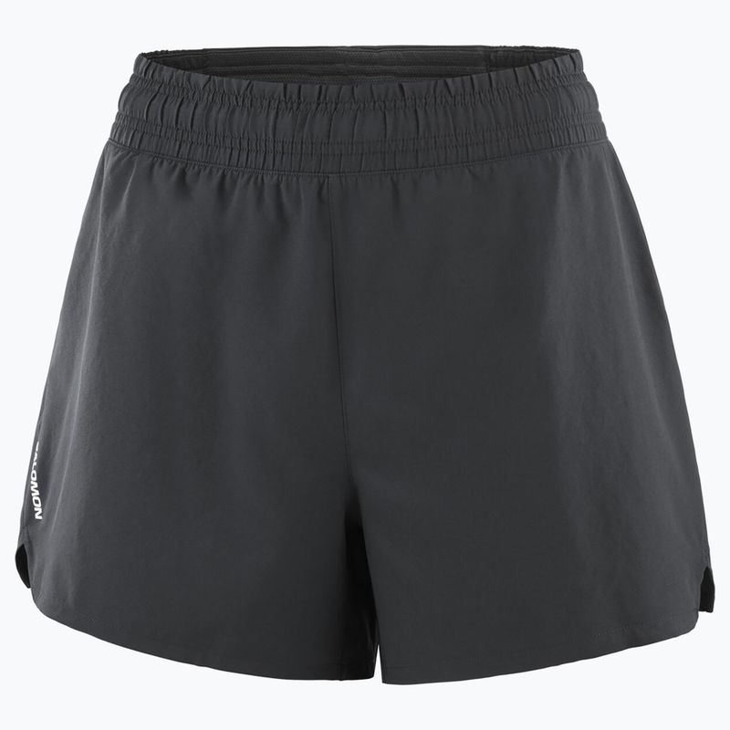 Pantaloncini da corsa Salomon SHAKEout Easy 4" donna nero intenso 6