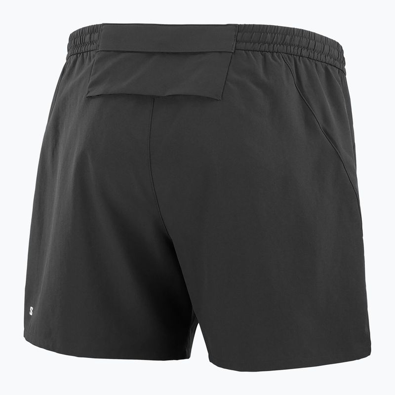 Pantaloncini da corsa Salomon Shakeout Easy 5" nero profondo da uomo 7