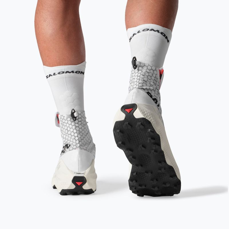 Scarpe da running da uomo Salomon S/Lab Ultra Dust white/fiery red/vanilla ice 8