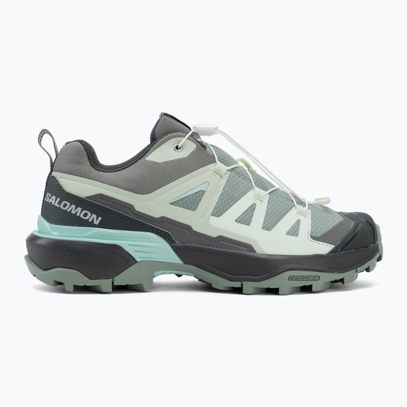 Scarpe da trekking da donna Salomon X Ultra 360 green milieu/urban chic/clearly aqua 2