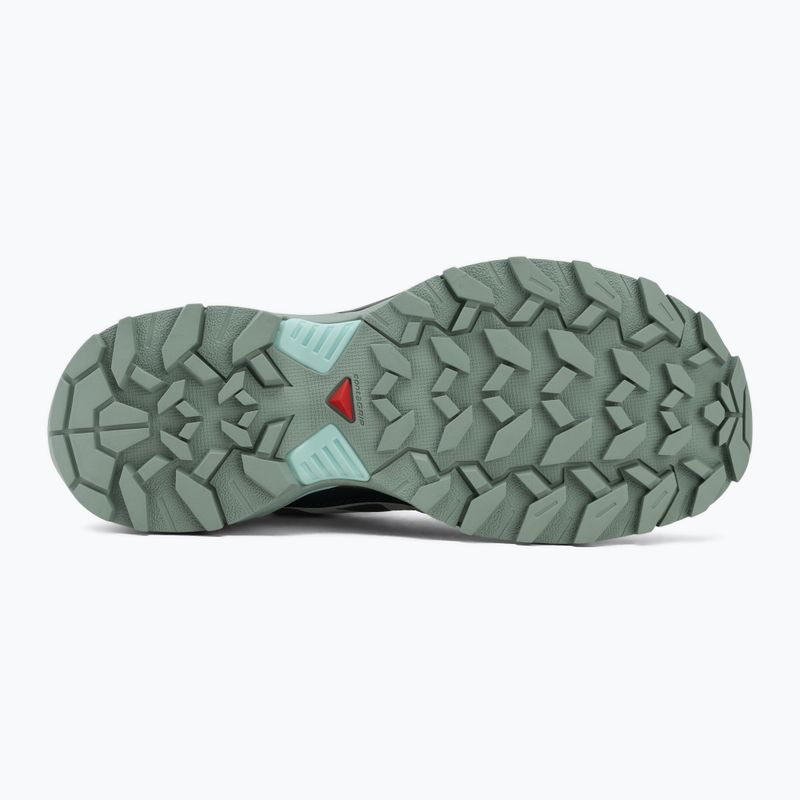 Scarpe da trekking da donna Salomon X Ultra 360 green milieu/urban chic/clearly aqua 4