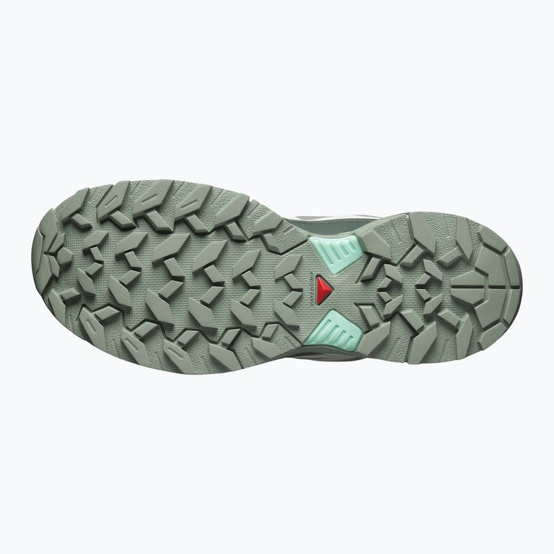 Scarpe da trekking da donna Salomon X Ultra 360 green milieu/urban chic/clearly aqua 6