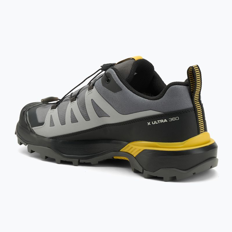 Scarpe da trekking da uomo Salomon X Ultra 360 GTX castlerock/black/spicy mustard 3