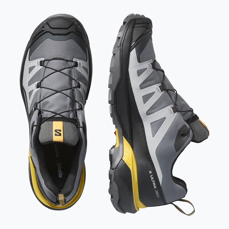 Scarpe da trekking da uomo Salomon X Ultra 360 GTX castlerock/black/spicy mustard 12