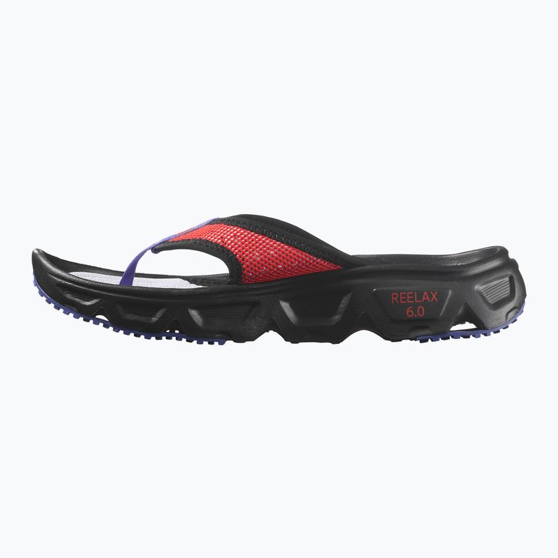 Salomon Reelax Break 6.0 infradito da donna cielo cosmico/nero/fiamma scarlatta 2