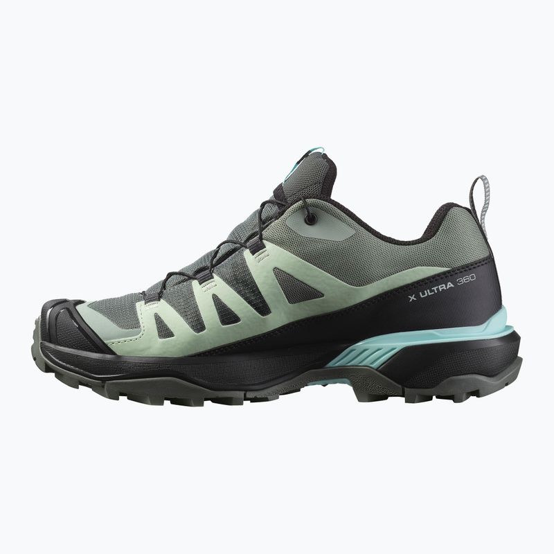 Scarpe da trekking da donna Salomon X Ultra 360 GTX Sedona salvia/nero/schiuma di mare 3